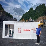 Mobilní čerpací stanice Přenosná čerpací stanice Látková budova Výdejník ocelové konstrukce Servisní vybavení benzínu